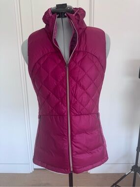 lululemon athletica Quilted Hooded Vest - Raspberry